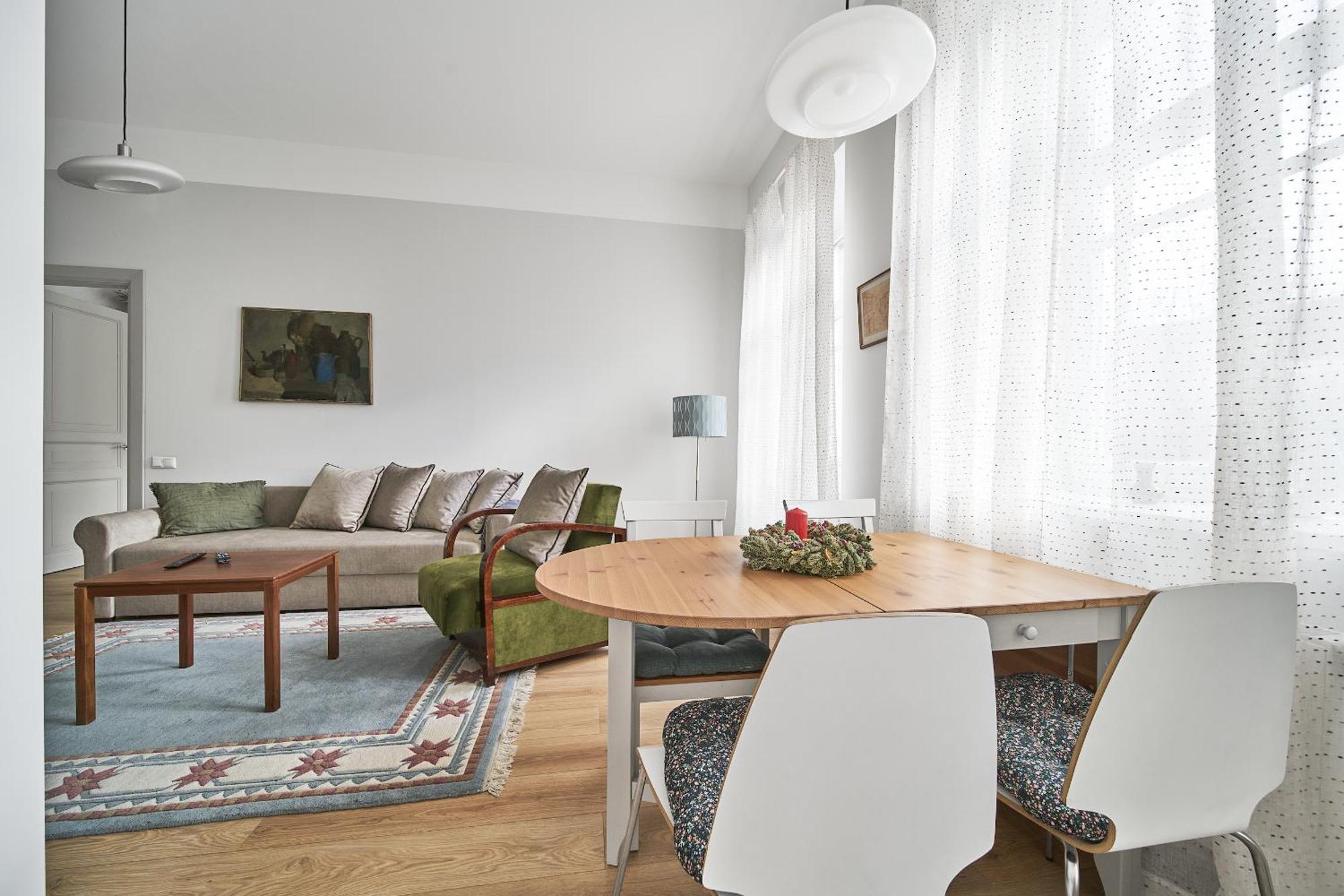 Bright And Warm Apartment, Vilnius City Centre Bagian luar foto